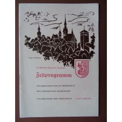 Festprogramm - 700 Jahrfeier der Toepferstadt Waldenburg