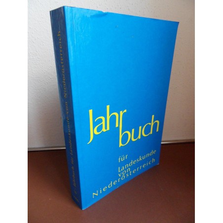 Jahrbuch für Landeskunde von NÖ - Neue Folge 56/1990