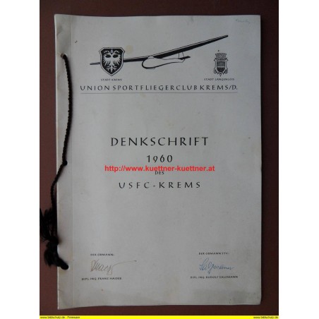 Denkschrift 1960 des USFC - Krems