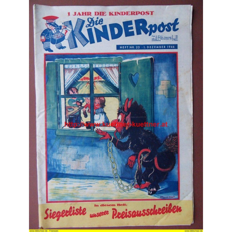 Die Kinderpost Heft Nr. 23 - 1. Dezmber 1946 