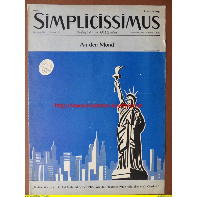 Simplicissimus / Nummer 09 /  25. Februar 1961 