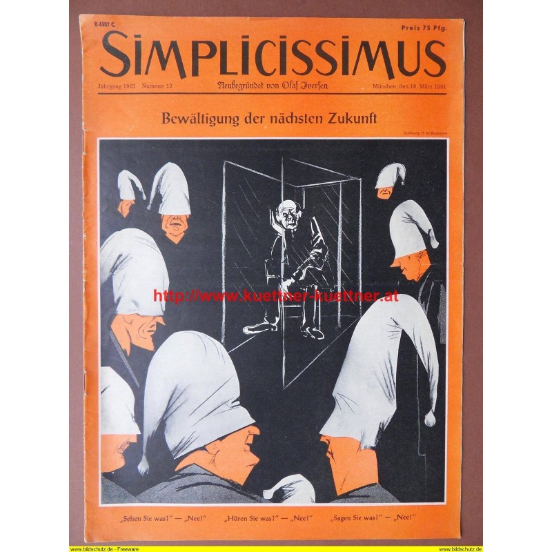 Simplicissimus / Nummer 12 /  18. März 1961 