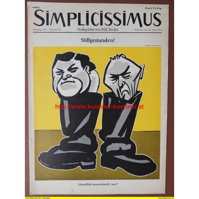 Simplicissimus / Nummer 18 / 29. April 1961 