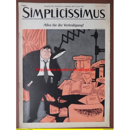 Simplicissimus / Nummer 15 / 14. April 1962 