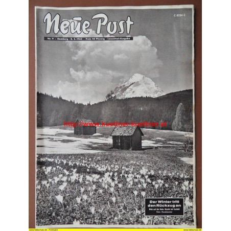 Neue Post Nr. 9 / 3.3.1962 / Adel News