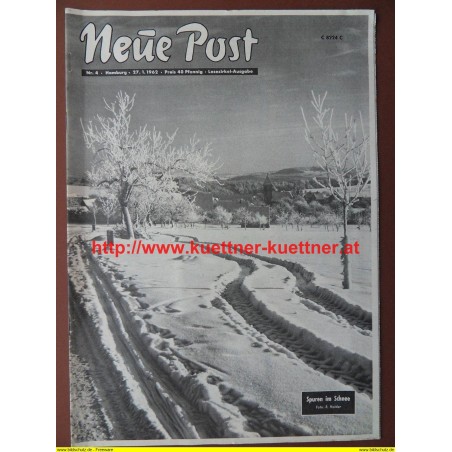 Neue Post Nr. 4 / 27.1.1962 / Adel News