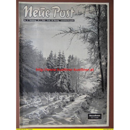 Neue Post Nr. 3 / 19.1.1963 / Adel News