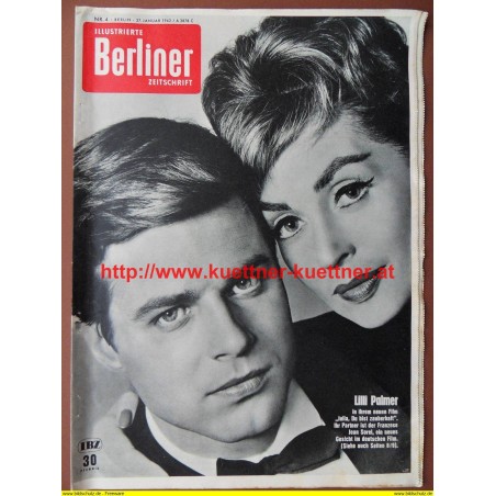 Illustrierte Berliner Zeitschrift Nr. 4 - 27. Januar 1962 - Lilli Palmer