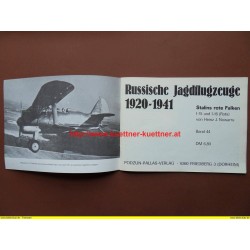 Russische Jagdflugzeuge 1920 - 1941 (1978)