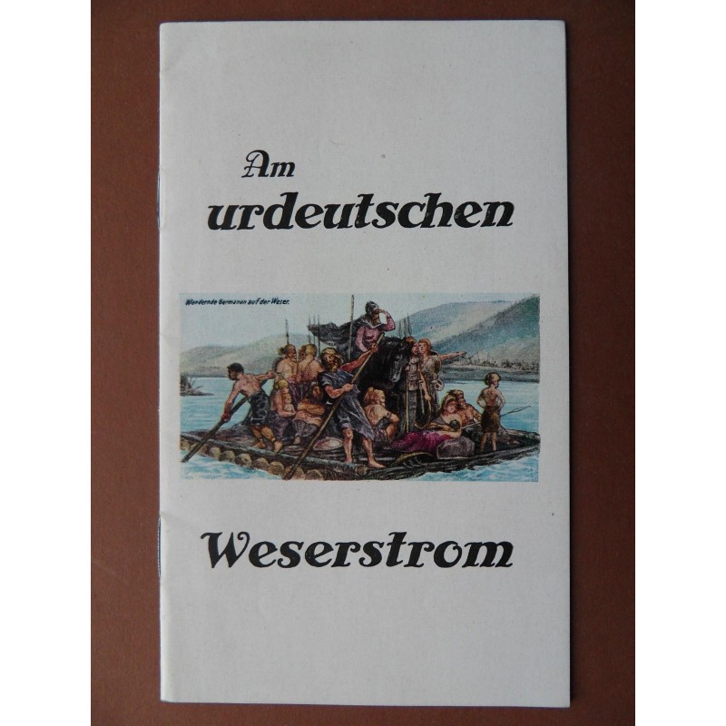 Prospekt Am deutschen Weserstrom - Dampfschifffahrt 1928