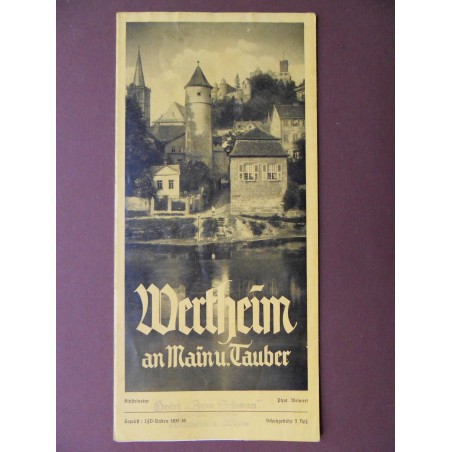 Prospekt Wertheim an Main u. Tauber 1937