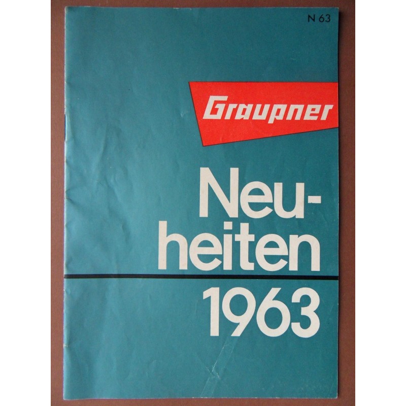 Prospekt Graupner Neuheiten 1963