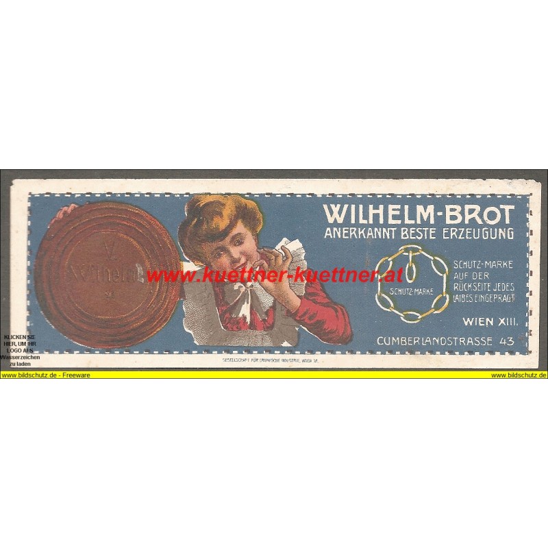 Werbung - Wilhelm Brot (Wien) 