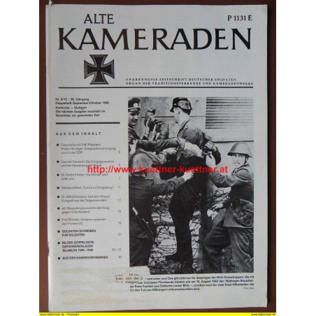 Alte Kameraden - Zeitschrift Deutscher Soldaten Nr. 9/10 - 1990