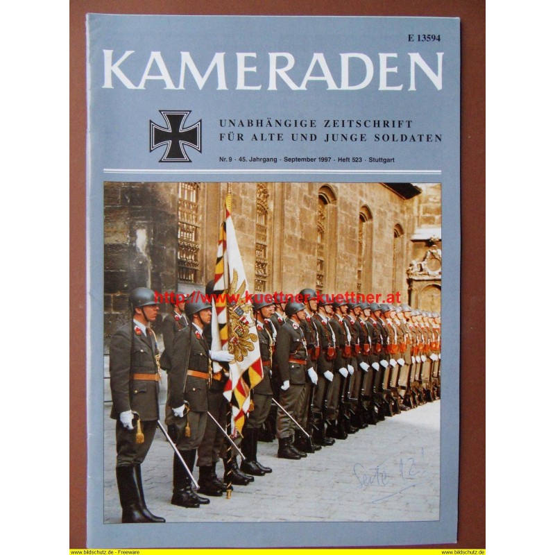 Kameraden - Zeitschrift für alte und junge Soldaten Nr. 9 - 1997