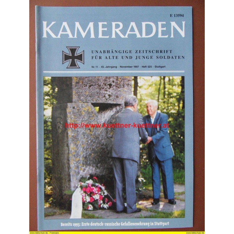 Kameraden - Zeitschrift für alte und junge Soldaten Nr. 11 - 1997