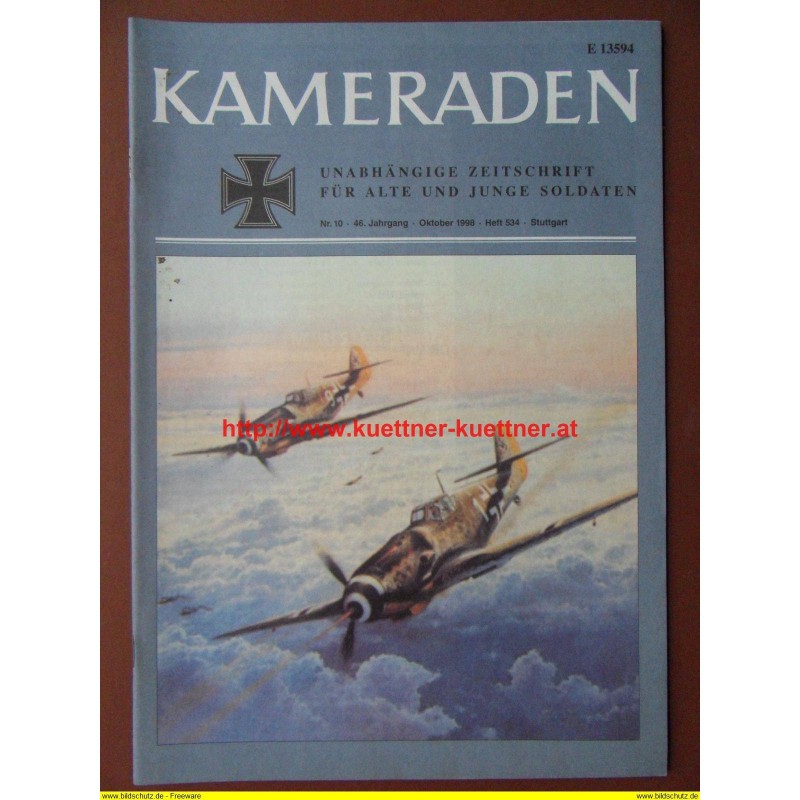 Kameraden - Zeitschrift für alte und junge Soldaten Nr. 10 - 1998