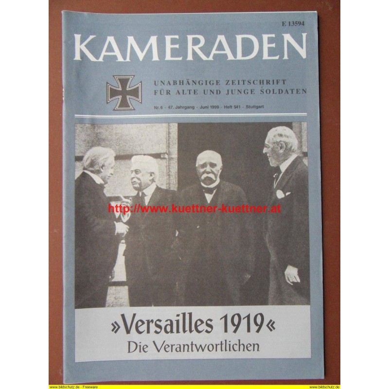 Kameraden - Zeitschrift für alte und junge Soldaten Nr. 6 - 1999