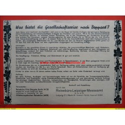 Prospekt 8 Tage nach Boppard - 1937