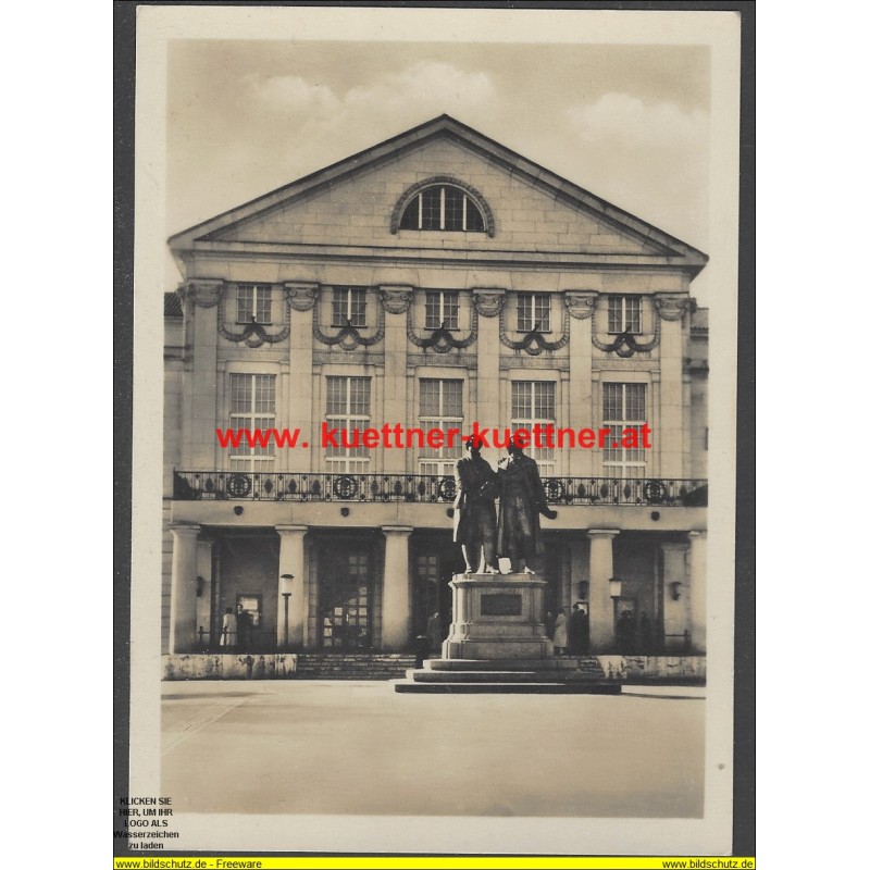 AK - Weimar - National-Theater