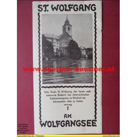 Prospekt - St. Wolfgang - 1937