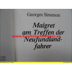 George Simenon - Maigret am Treffen der Neufundlandfahrer