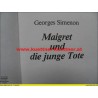 George Simenon - Maigret und die junge Tote