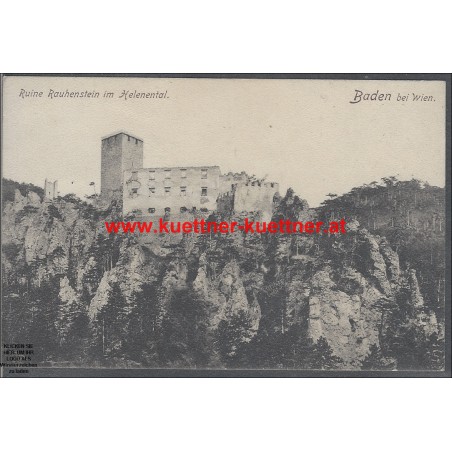 AK - Baden bei Wien - Ruine Rauhenstein