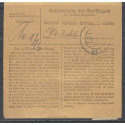 Paketkarte Brandenburg nach Brest am Bug, D.R.K. Schwester