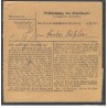 Paketkarte Neuhammer nach Limberg a. d. Franz Josef Bahn