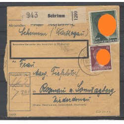 Paketkarte Schrimm nach Rosenau a. Sonntagsberg, ND