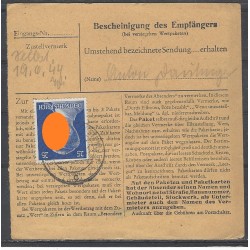 Paketkarte Zauchtel (Ostsudetenl) nach Rosenau am Sonntagsberg