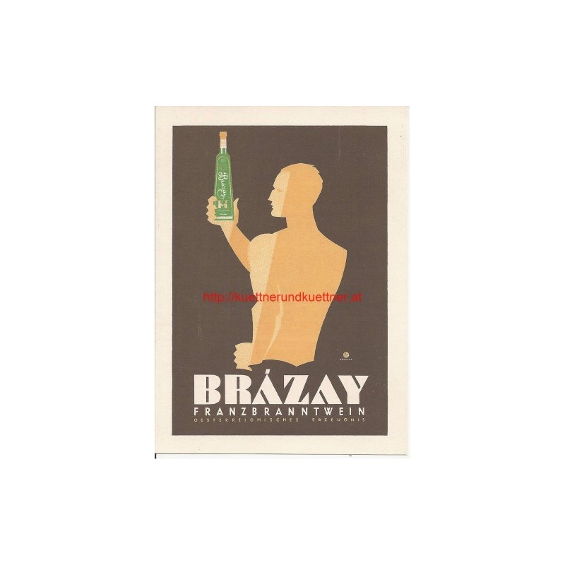 Werbung - BRAZAY Franzbranntwein - 1930