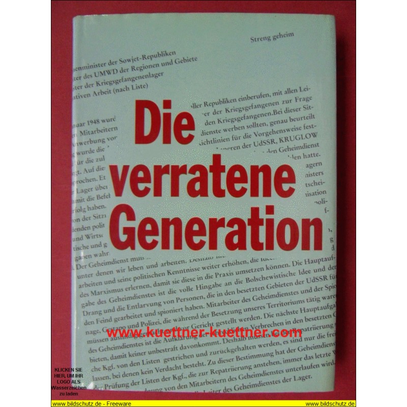 Die verratene Generation (Anton Braunstätter)