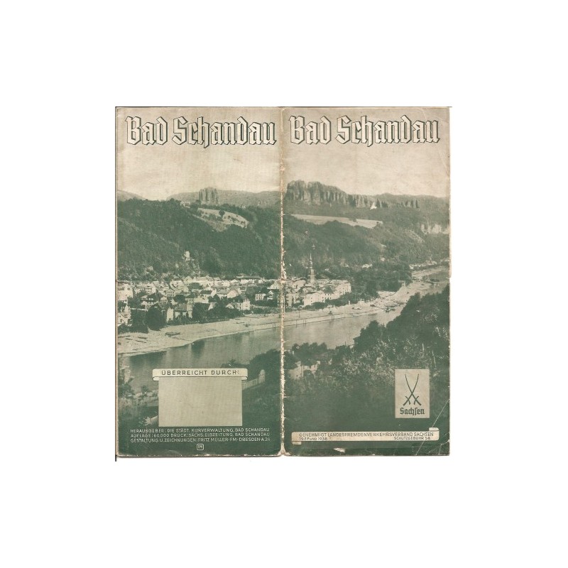 Prospekt Bad Schandau - 1938