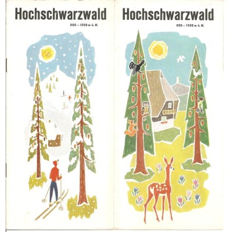 Prospekt Hochschwarzwald mit Verzeichnis