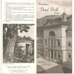 Prospekt Kurhaus Bad Boll