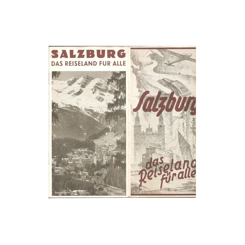 Prospekt Salzburg das Reiseland für alle - 1937