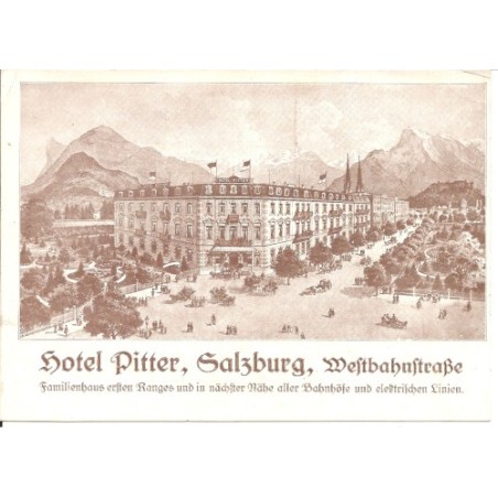 Werbekarte Hotel Pitter