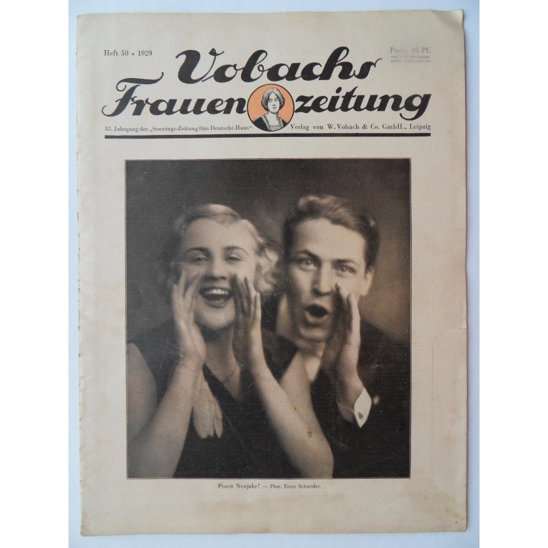 Vobach Frauen Zeitung Heft 50 / 1929 - mit Schnittbogen