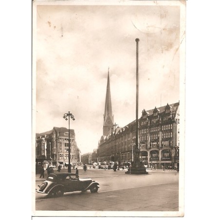 AK - Hamburg - Blick vom A. H. Platz auf die Mönckebergstraße (HH)