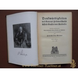 Denkwürdigkeiten des General-Feldmarschalls Alfred Grafen von Waldersee - Erster Band