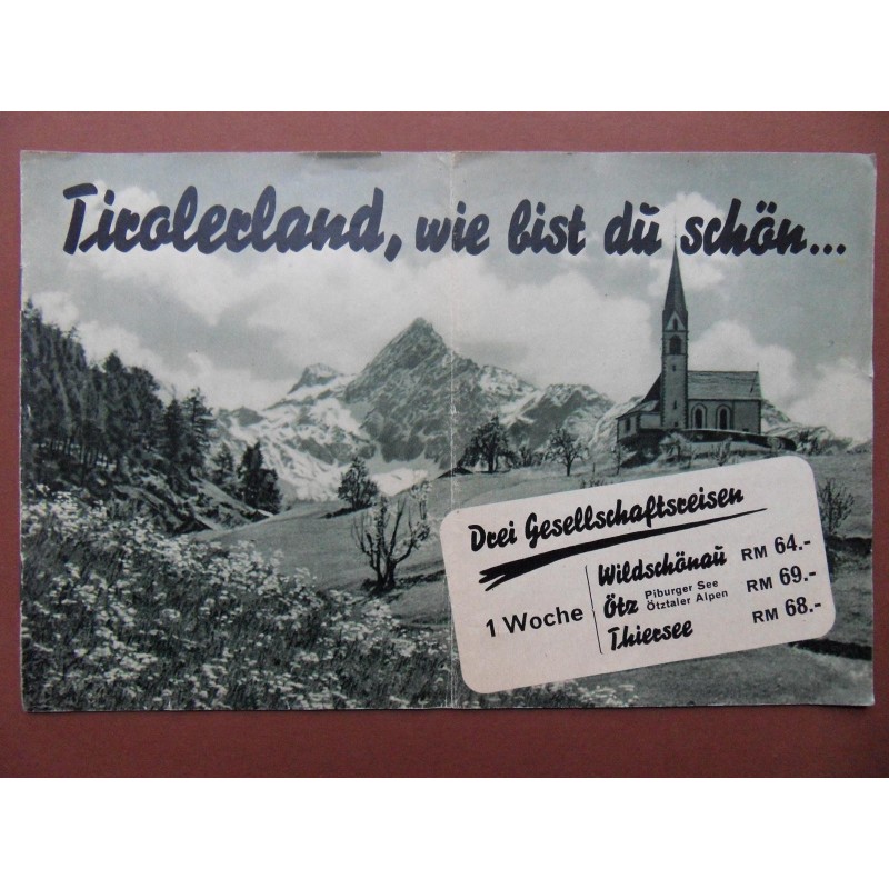 Prospekt Tirolerland, wie bist du schoen