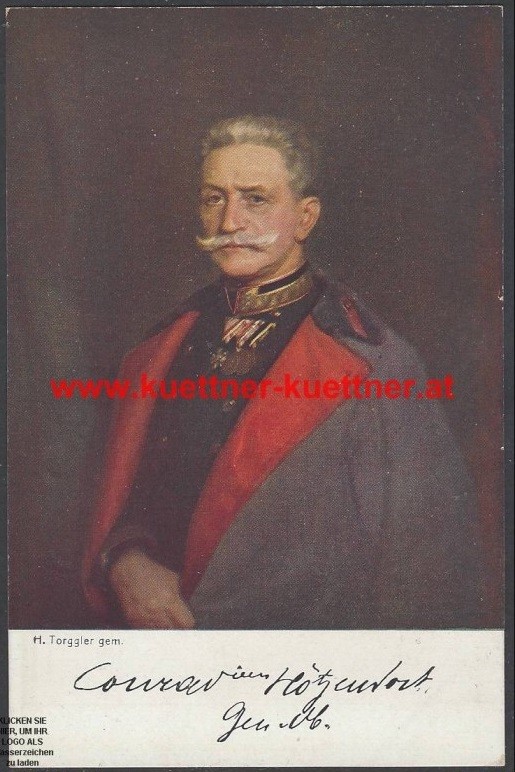 Feldmarschall Franz Xaver Josef Graf Conrad von Hötzendorf (1852-1925)
